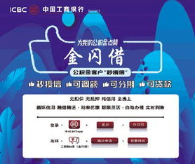金闪借 一触即贷服务公积金缴存客户